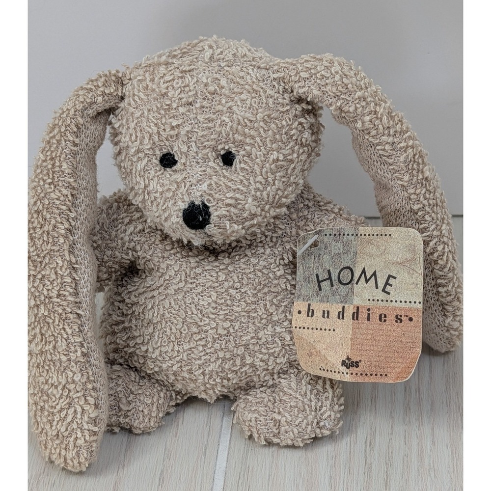 Russ Home Buddies Nibbles Plush 5" Tan Bunny Rabbit Stuffed Animal 4159 B